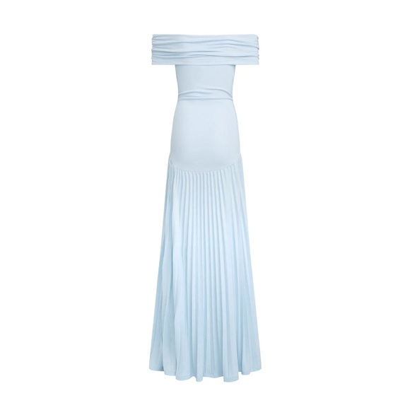 Lioness Light Blue Off-Shoulder Maxi Dress - Picture 5 of 7